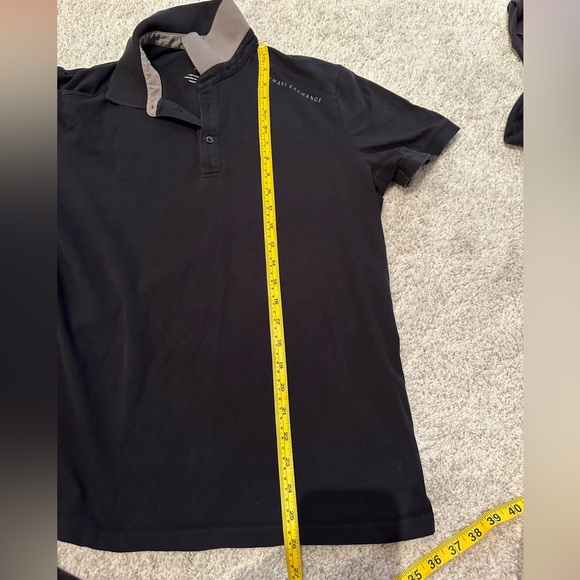 Armani Exchange - Men’s Black Polo Shirt - Size Large - Picture 6 of 8